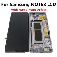 ORIGINAL SUPER AMOLED NOTE8 LCD with frame for SAMSUNG Galaxy NOTE 8 N950 N950F Display Touch Screen Digitizer With Defect 2