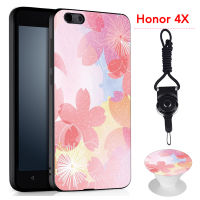 มาใหม่ล่าสุดเคสซิลิโคนนิ่มสำหรับ Huawei Honor 4X เคสสำหรับหัวเหว่ยโทรศัพท์ที่ขาตั้งโทรศัพท์ถุงลมนิรภัยและเชือก