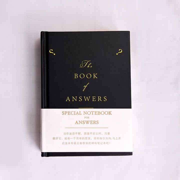 book-of-answers-graduation-gift-christmas-day-gift-notebook-journal-notebook