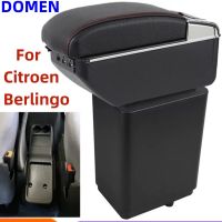 For Citroen Berlingo Armrest Retrofit parts For Peugeot Partner tepee Car Armrest Storage box car accessories Charging USB LED Pipe Fittings Accessori