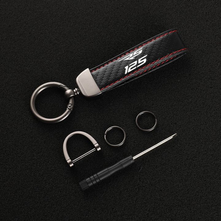 high-grade-carbon-fiber-motorcycle-keychain-holder-keyring-foryamaha-yzf-rs125-2008-2011-2009-2010-accessories