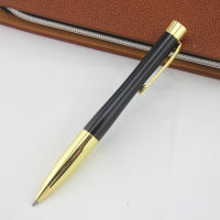 【☄New Arrival☄】 hou20683 ปากกาปากกาลูกลื่นสีดำที่หนีบสีทองระดับไฮเอนด์ปากกาลูกลื่นนักเรียนหมึกเติมปากกา0.7มม. ปากกาปากกาธุรกิจ