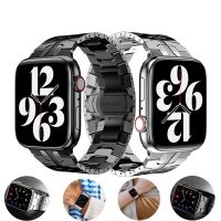 สำหรับนาฬิกา Apple สายรัด Ultra 49มม. สายโลหะสแตนเลสสตีลสำหรับ Apple I Watch 9 8 SE 7 6 5 4 45มม. 44มม. 42มม. 41มม.