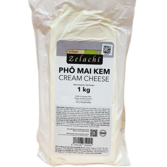Kem cream cheese zelachi 1kg - ảnh sản phẩm 1