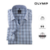 OLYMP Level Five Shirt  เสื้อเชิ้ตชาย  size L คละสี ทรงพอดีตัว ยืดหยุ่นได้ดี รีดง่าย