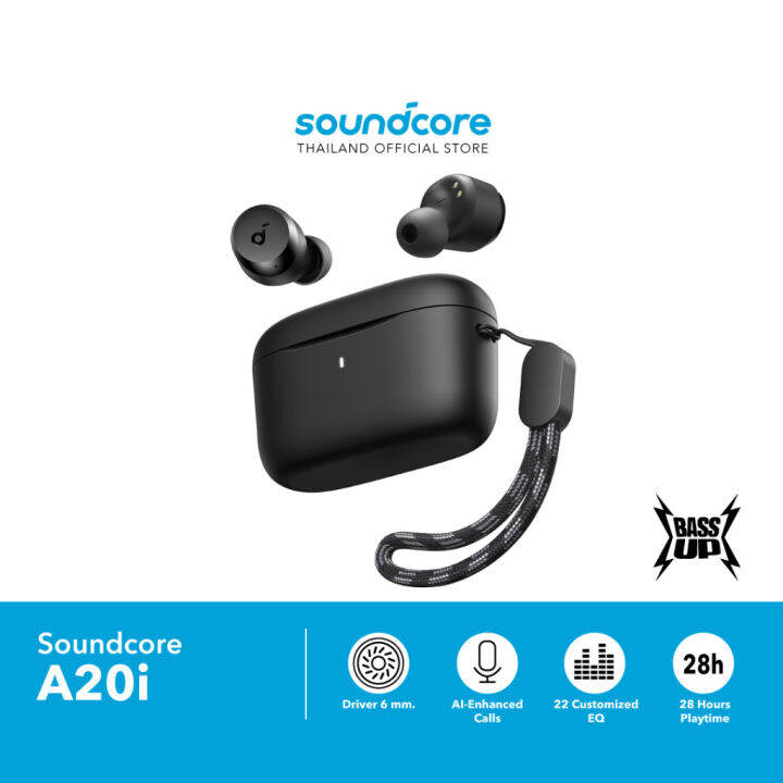 Soundcore A20i Black หูฟังบลูทูธ True Wireless Earbuds Lazada.co.th