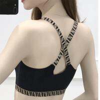 FLOVE สายเดี่ยวบราครอปครึ่งตัว เนื้อผ้าแน่น ทรงสวย Sling Backless มี3สี รุ่น7037