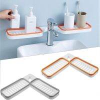 YJ438 ขายร้อน - / ชั้นวางของในห้องน้ำ No Drill Corner Shower Shelf Wall Mounted Shampoo Storage Rack Holder With Suction Cup Bathroom Accessories