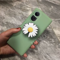 เคสโทรศัพท์ TPU แบบนิ่มสำหรับ OPPO Reno 10 5G Oppo Reno ปลอกโทรศัพท์มือถือ10/Reno 10 Pro / Reno10 Pro + ที่หุ้มซิลิโคนนิ่ม OPPO Reno 10Pro บวก5G พร้อมพับเป็นขาตั้งดอกเดซี่