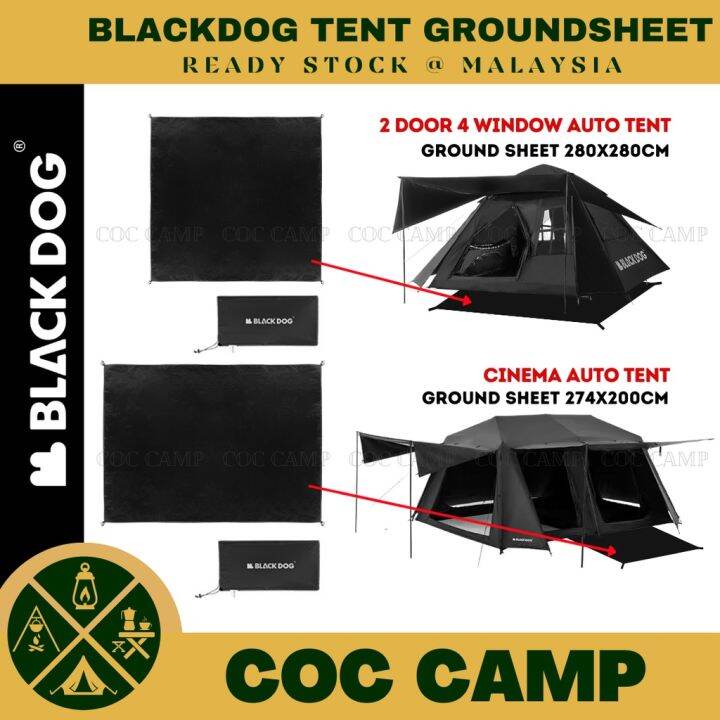 Blackdog Original Ground Sheet For Auto Tent 2 Door 4 Window / Cinema ...