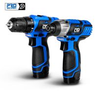 12V Electric Mini Hand Drill Cordless Screwdriver 25/100NM Drilling Machine Variable Speed Wireless Power Tool by PROSTORMER Electric Motors