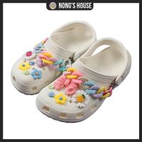 Nongs House-** พร้อมส่ง **[jibbitz] อุปกรณ์เสริมรองเท้า  สำหรับ crocs เครื่องประดับที่ถอดออกได้ง่าย