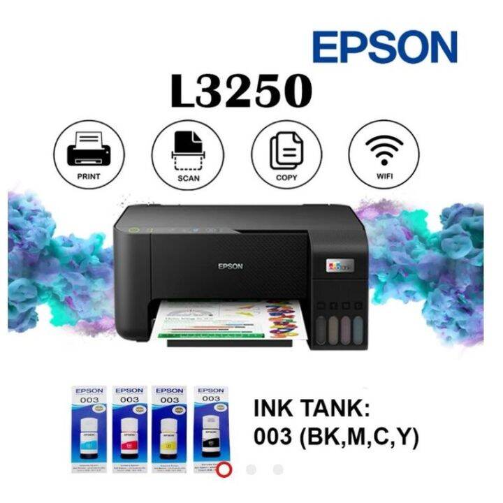 Epson L3250 WiFi AllinOne Ink Tank Printer with (Original) 2 Years