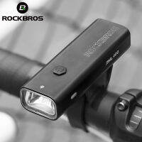 ROCKBROS ไฟหน้า LED แบบชาร์จ USB ไฟหน้า