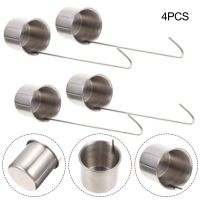 +【‘ 4Pc Stainless Steel Wine Measuring Cup Kitchen Bar Measuring Tool Set Spoon Suitable For Home Kitchen Hotel Shop Restaurant