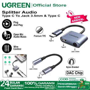 Dac Products Incugreen Usb C To 3.5mm Audio Adapter - Dac Chip, Pd/qc  Charging, Braided Cable