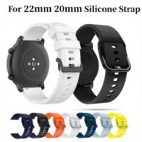 【LZ】 22mm 20mm Silicone Strap For Samsung Active 2/Galaxy Watch 4/3/Huawei Watch 3/GT2 Bracelet Wristband For Amazfit Bip/GTR/Stratos