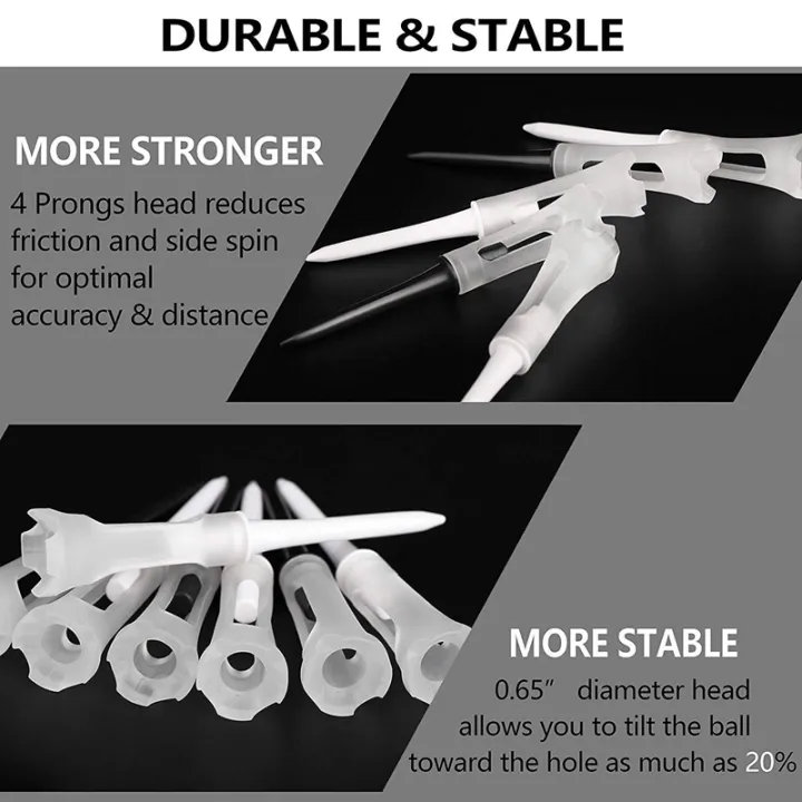 50pcs-golf-tee-double-layer-plastic-ball-tee-soft-low-resistance-golf-seat-golf-training-tool