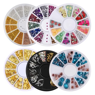 Mixed Color Chameleon Stone Nail Rhinestone Small Irregular Beads Glitter Crystal Manicure 3D Nail Art Decoration In Wheel