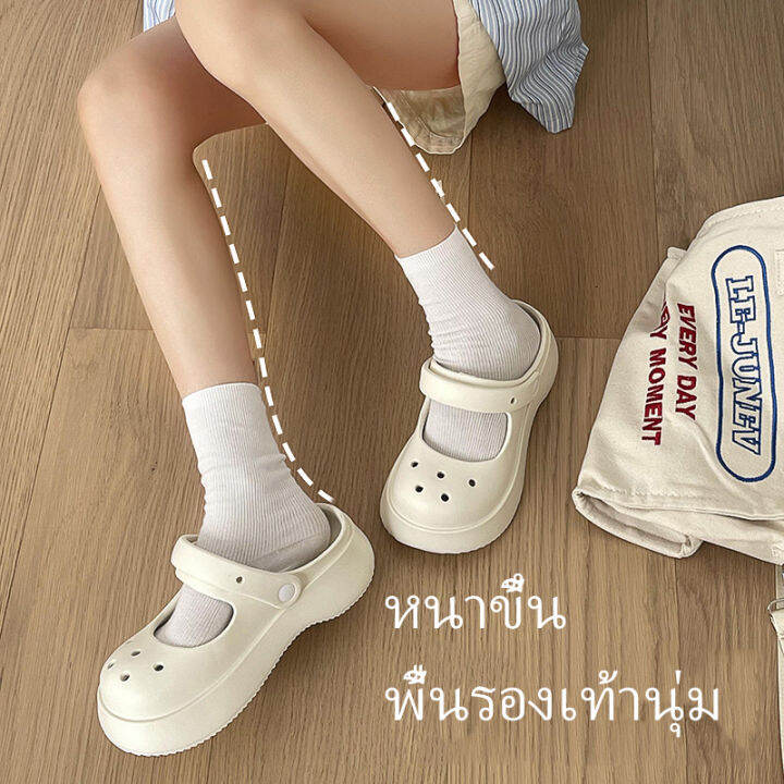 พร้อมส่ง-2023-ใหม่-กีฬา-เทรนด์แฟชั่น-รองเท้าแตะผู้หญิง-ธรรมดา-วัสดุยางบริสุทธิ์-น้ำหนักเบา