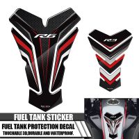 Untuk Yamaha YZF-R1 3D R1 YZF-R6 YZF-R3รถตะขาบมีมอเตอร์แผ่นรองถัง Pemaian Perlindungan Stiker Tangki Bahan Bar R1 R3 R6 Stiker