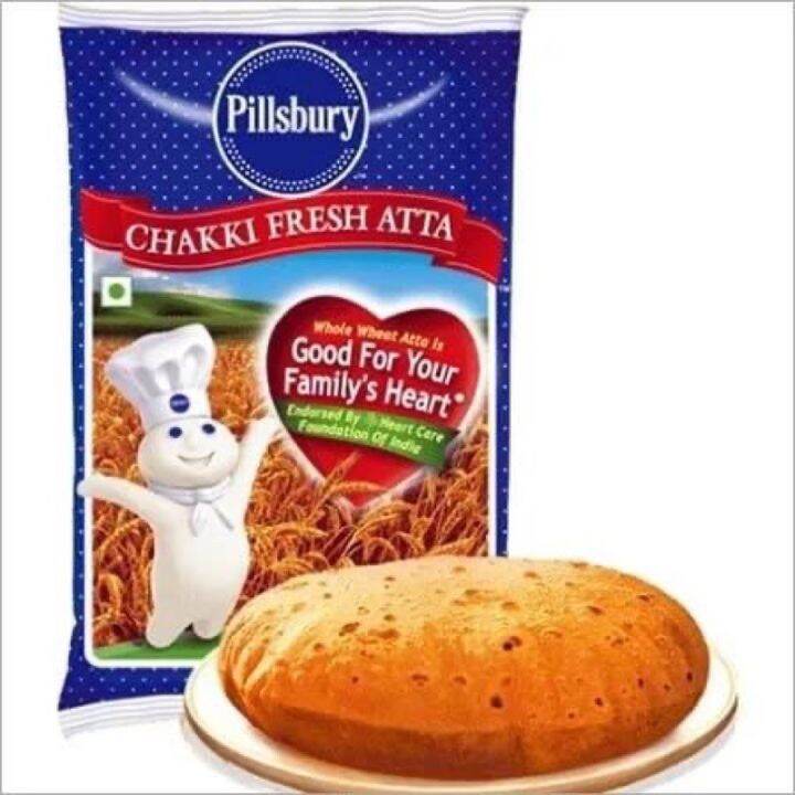 Pillsbury Chakki Fresh Atta Flour 100 Percent Whole Wheat Grain Atta