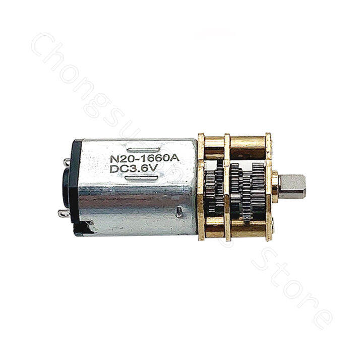 dc-3-6v-มอเตอร์เกียร์โลหะ-230rpm-ความเร็วช้า-micro-gearbox-ลด-n20-ไฟฟ้ามอเตอร์สำหรับ-diy-ไขควงไฟฟ้า-dliqnzmdjasfg