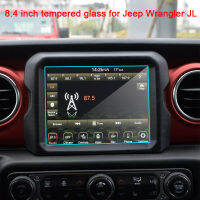 8.4 "นิรภัย HD Clear Glass Screen Protector สำหรับ Jeep Wrangler JL 2018ปีรถ GPS นำทางรถ In-Dash หน้าจอป้องกัน