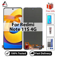 6.43 "สำหรับ Xiaomi Redmi Note 11S 4G จอแสดงผล LCD แบบสัมผัสหน้าจออะไหล่ทดแทนประกอบกับเครื่องมือฟรี100% ทดสอบ