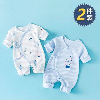 [Free ship] Monk newborn jumpsuit boneless romper spring baby clothes