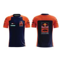 2023 new arrive- xzx180305   MOTOSHIRT KTM-B01-19 Motorcycle Sweatshirt Crew Neck Short Sleeve S-5XL