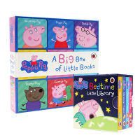 The original English version of the original Peppa Pig A Big Box of Little Books piglet piggy pink pig sister Peppa Pig Bedtime Peppa small palm book two volumes