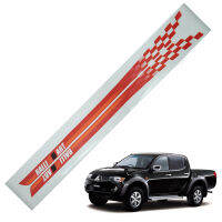 สติ๊กเกอร์ Ralliart กว้าง 27cm. ยาว 161cm. สีแดง 1 ชุด Mitsubishi Triton มิตซูบิชิ ไทรทัน 4ประตู ปี 2005 2006 2007 2008 2009 2010 2011 2012 2013 ไททัน  สำหรับรถกระบะ สินค้าราถูก