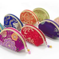 ▫✧ Chinese Style Coin Bag Purse Women Embroidery Coin Money Card Holder Wallet Case Zipper Jewelry Storage Pouch Hanfu Accessories