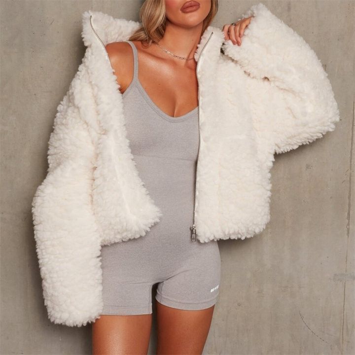 1pc-winter-womens-lamb-wool-coat-jacket-ผู้หญิงความอบอุ่นกลางแจ้งเบาะ-zip-up-plush-sweatshirt-เสื้อผ้าผู้หญิง-s-m-l-xl-xxl