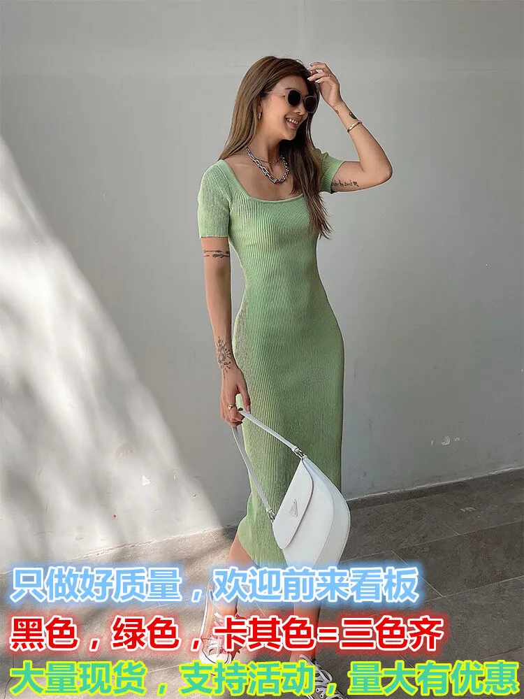 mid length dress with slit