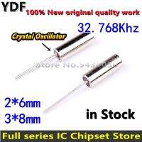 (10pcs) 100 New 32.768 kHz 32.768k Hz 32768 Crystal Oscillator 3x8mm 2x6mm Cylinder 3x8mm 2x6mm