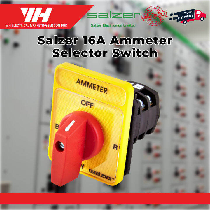 Salzer 16A Ammeter Selector Switch Lazada