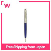 WATERMAN Official ฝีพายน้ำมันปากกาลูกลื่นปริมณฑลดีลักซ์ลายทางสีน้ำเงิน CT 2118355