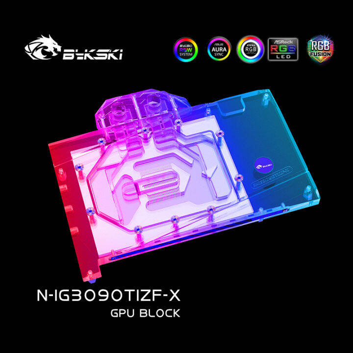 bykski-gpu-block-สำหรับเกมต่อสู้-ax-rtx-3090ti-24g-การ์ดจอระบายความร้อนด้วยน้ำ-n-ig3090tizf-x