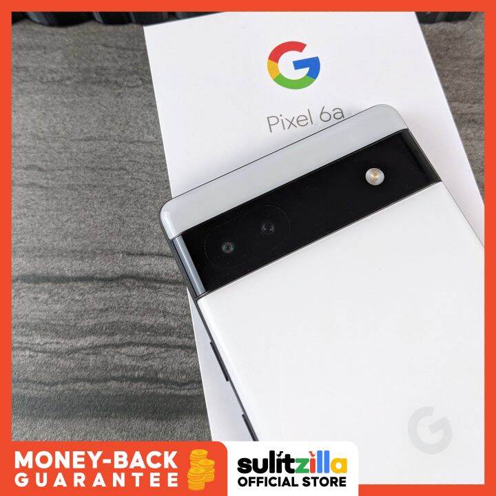 Google Pixel 6a 128GB, Chalk in Good Condition with Freebies