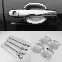 สำหรับ TOYOTA VIOS 2007-2012 Chrome Silver Car Door Handle Bowl Cover,VIOS XP90มือจับประตูด้านนอก Chrome Trim