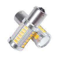 Amber 1156PY BAU15S PY21W Led 33SMD Car Tail Turn Brake Reverse Signal Bulb Y