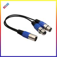 0.3Mปลั๊กตัวเมียXLRคู่แจ็คหญิงXLR Y Splitter Mic DJสายออดิโอ