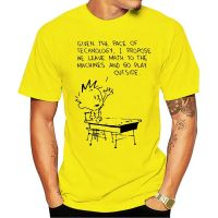 New Calvin And Hobbes Leave Math To The Machine Mens T-Shirt casual funny cotton top