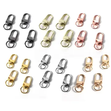 70Pcs/Set Swivel Snap Hook and Key Rings with Chain Jump Rings