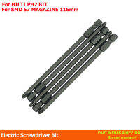 510Pcs ยาว116Mm Magnetic Cross Head PH2ไฟฟ้าไขควง Bit สำหรับ HILTI PH2 BIT สำหรับ SMD 57นิตยสาร