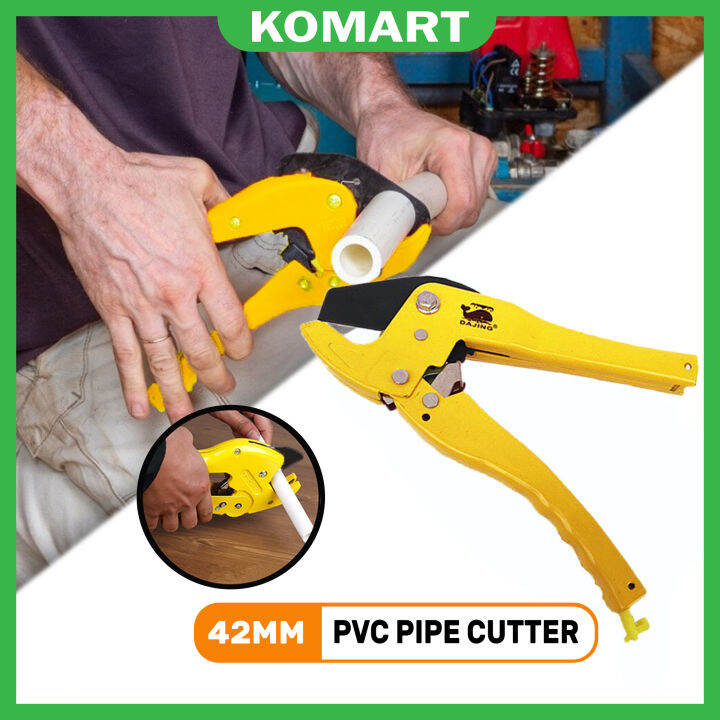 PVC PIPE CUTTER 42MM TUBE CUTTING HOSE CUTTERS RATCHET PLIER TOOL Lazada