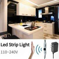 【LZ】 Led Light Strip with Power Supply Decoration Tape for Room Backlight Ribbon PIR Motion Sensor Hand Sweep Dimming