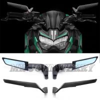 New Motorcycle Black Rearview Mirror Aluminum Rear View Mirrors For Kawasaki Z900 Z 900 Z900 Z650 Z 650 Z650 2021 2022 2023